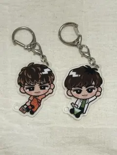 SnowMan すのチル アクリルキーホルダー 向井康二 阿部亮平 匿名配送