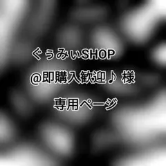 ぐぅみぃSHOP@即購入歓迎♪様専用ページ