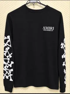 AMIRI ボーンプリント ロングスリーブTシャツ ブラック - メルカリ