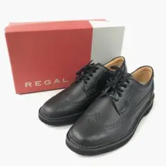 REGAL リーガル ビジネスシューズ ウイングチップ 605 25 1/2 黒