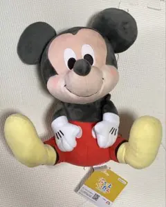 ミッキー＆フレンズ　こてっとぺったん BIG ぬいぐるみ ミッキーマウス