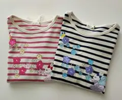 美品　KP ケーピー　ボーダー　長袖ロンT　トップス　おまとめ 140センチ