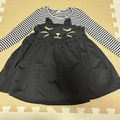 SHEIN 猫モチーフ ワンピース 2-3y