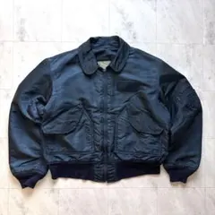 【USA製】90s アルファ CWU-45P フライトジャケット 短丈 L