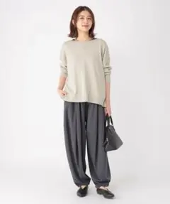 studio CLIP カットソーコクーンパンツ