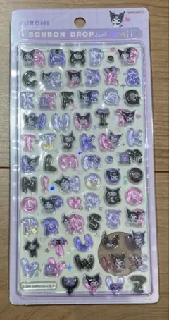 ボンボンドロップシール 文字 クロミ