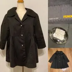 FENDI フェンディ  ペプラムジャケット　黒　襟付き　サイズ40のサムネイル