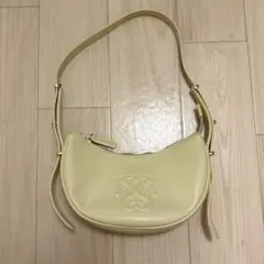 SNIDEL ラウンドショルダーバッグ／イエロー