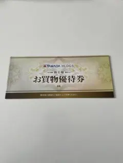 ヤマダ電機株主様お買い物優待券