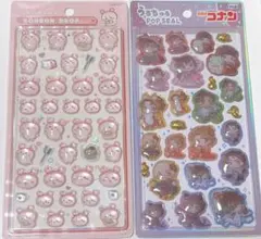 ちいかわ　古本屋　ボンボンドロップシール　カニちゃん うるちゅるポップ コナン