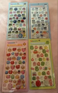 たまごっち 3Dステッカー 4枚セット