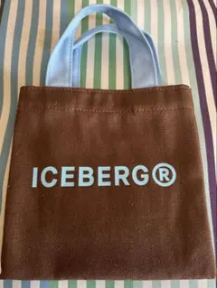 ICEBERG トートバッグ ブラウン