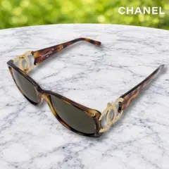 シャネル サングラス 02461 91235 ココマーク べっ甲調 CHANEL - メルカリ