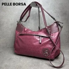 美品！PELLE BORSA ペレボルサ アライブ ショルダーバッグ 2wayのサムネイル