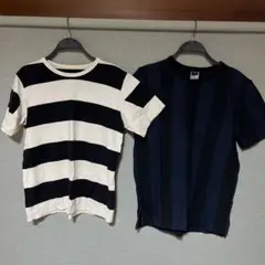 ストライプTシャツ 2枚