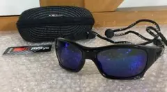 Oakley ピットブルサングラス ブラック、新品シルバーミラー交換レンズ