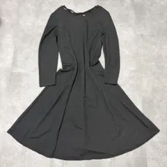 フレアワンピース Aライン ギミック モード シンプル フェミニン