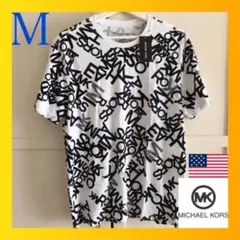 レア 新品 マイケルコース Tシャツ USA メンズ ロゴ M 白のサムネイル