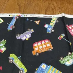 レトロ良好プリント綿生地 約108✖️124 お値下げしました