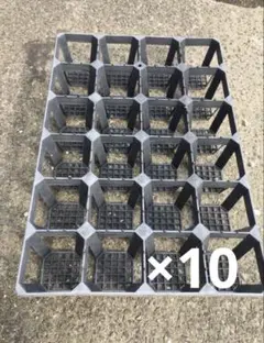 중고 모종 트레이, 10매, 9cm, 구멍 24개