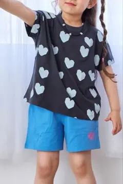 マーキーズ　　ハート柄 Tシャツ Mサイズ(110〜120cm)