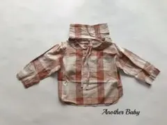 新品 セーラーカラーチェックシャツ 長袖 女の子 男の子 春 秋 冬 トップス