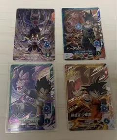 ドラゴンボールカード 悟空 4枚セット ドラゴンボールZ カードダス 4枚セット 悟空 悟飯 悟天 - メルカリ