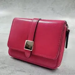 Agnes b. レザー ピンク コインケース 8690のサムネイル