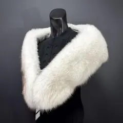 【美淡】SAGA FOX サガフォックス ショール ブルーフォックス 羽雪 気品