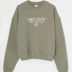 MOUSSY オリーブグリーン スウェット