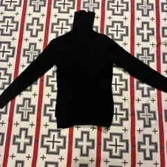 UNIQLO ウールタートルネックセーター L ブラック