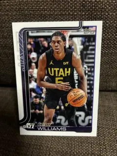 NBA 2025 topps flagship Cody Williams