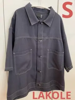 LAKOLE ステッチシャツ　古着風　アメカジ　デニムシャツ　WYM CLELのサムネイル