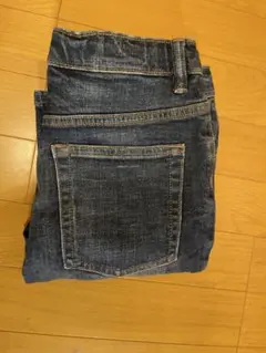 GAP デニムパンツ レディース M ダメージ加工 グレー ジーンズ ギャップ