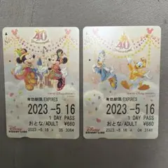 ディズニーリゾートライン40周年他 使用済み切符 - メルカリ