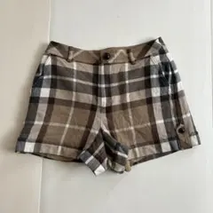 【美品】値下！バーバリー　ブルーレーベル チェック柄 ショートパンツ 38