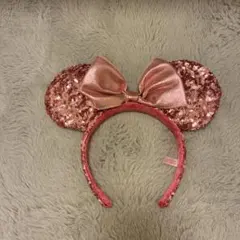 ミニー　カチューシャ　スパンコール　ディズニー