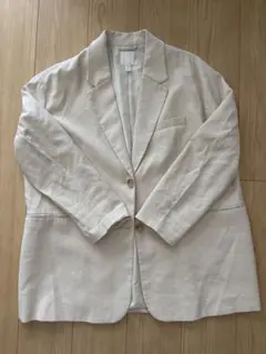 H&M テーラードジャケット M ベージュ