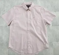 XLサイズ　TOMMY HILFIGER トミーヒルフィガー 半袖シャツ ピンクのサムネイル