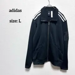 美品 アディダス クリマライト トラックジャケット L ジャージ ブラック