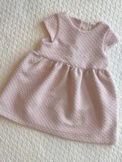 H&M ピンク フレアワンピース 86cm