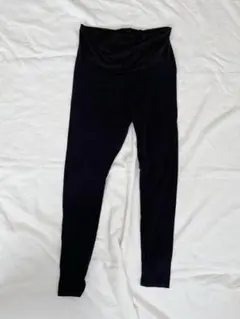 マタニティ ストレッチ ブラックパンツ M