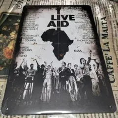 LIVE AID メタルプレート 看板 レトロ風200×300