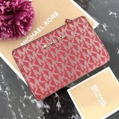 ❤︎ 新品 MICHAEL KORS マイケルコース 財布 折り財布 レッド