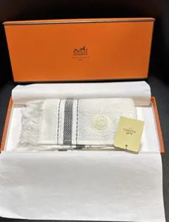 HERMES PARIS フリンジ ハンドタオル 2枚 - メルカリ
