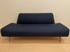 【IDEE】イデー　AO SOFAネイビー 2人掛けソファ 木製脚のサムネイル