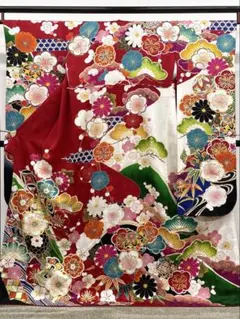 振袖 十日町友禅 青柳製 金駒 金彩 身丈164cm 撥水加工済 HKT248 