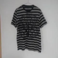 DIESEL BLACK GOLD ストライプ Tシャツ Mサイズ