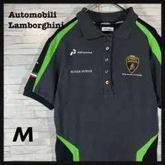 ランボルギーニ公式 レーシングチームポロ M 古着 モータースポーツのサムネイル