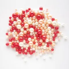 【 4-8mm / mix 】穴なし カラーパール（cp-19）